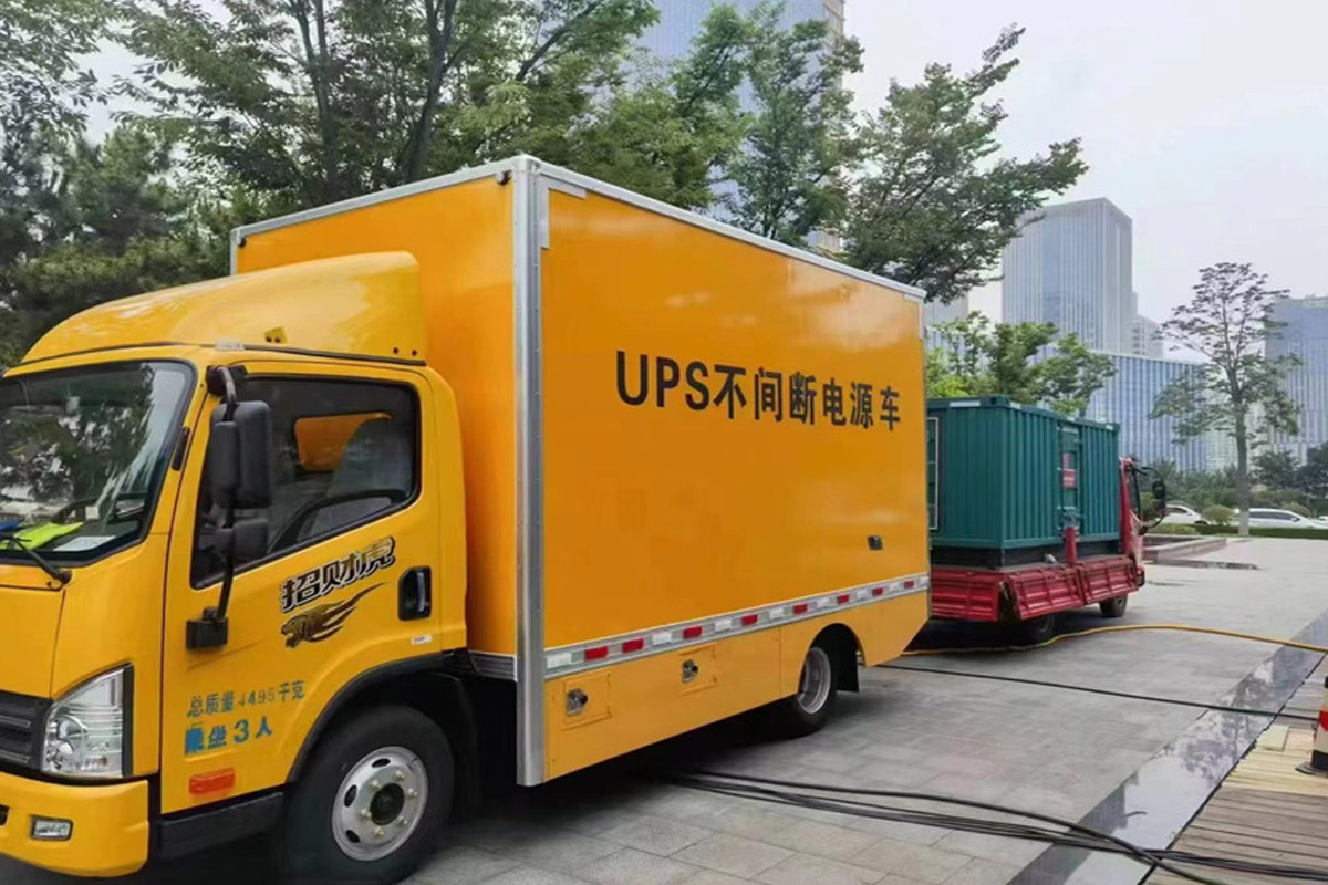和顺发电机租赁施工现场